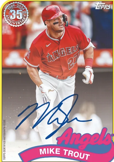 2024 Topps Series 1 Mike Trout Autograph