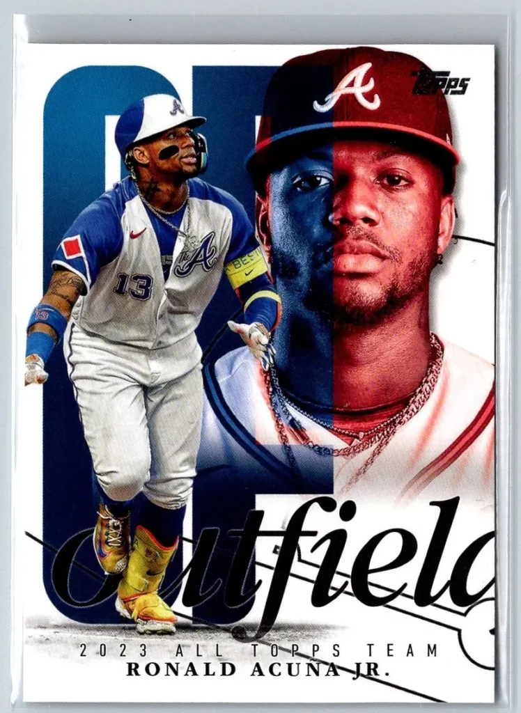 2024 Topps Series 1 Checklist Ronald Acuna JR Insert