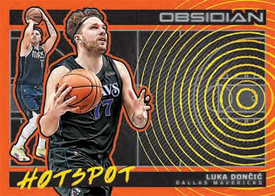 Luka Doncic 2023 - 24 Panini Obsidian Hotspot