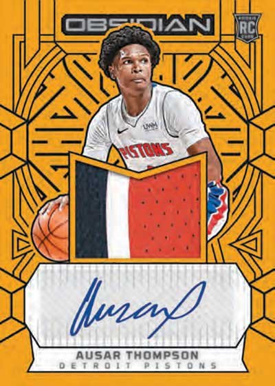 2023-24 Panini Obsidian Basketball Jersey Autographs